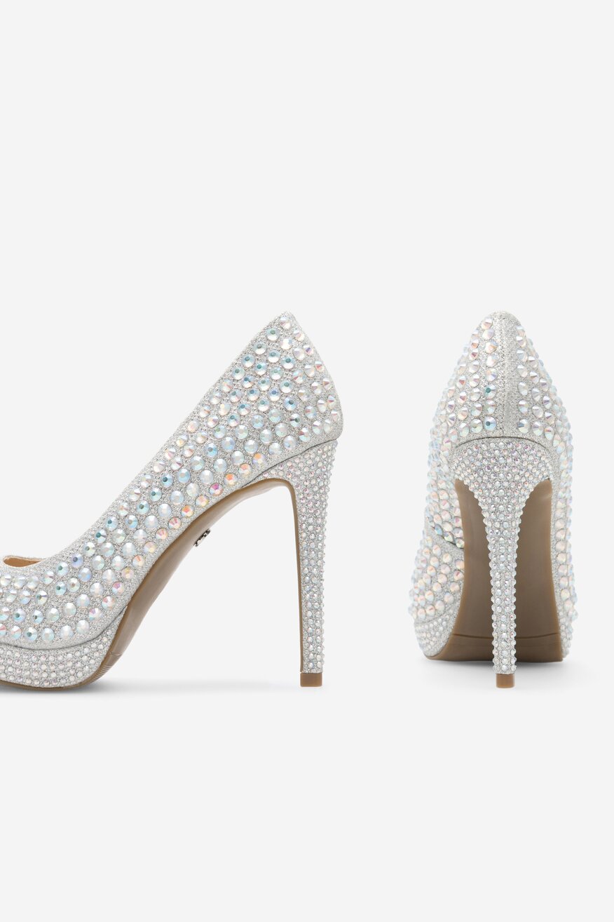 Czółenka NINE WEST MAIRA SY8020-9NW Srebrny