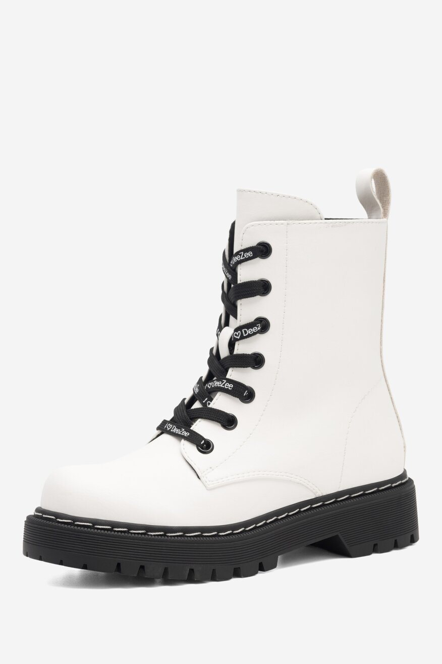 Trzewiki DeeZee CS5587-16 Biały