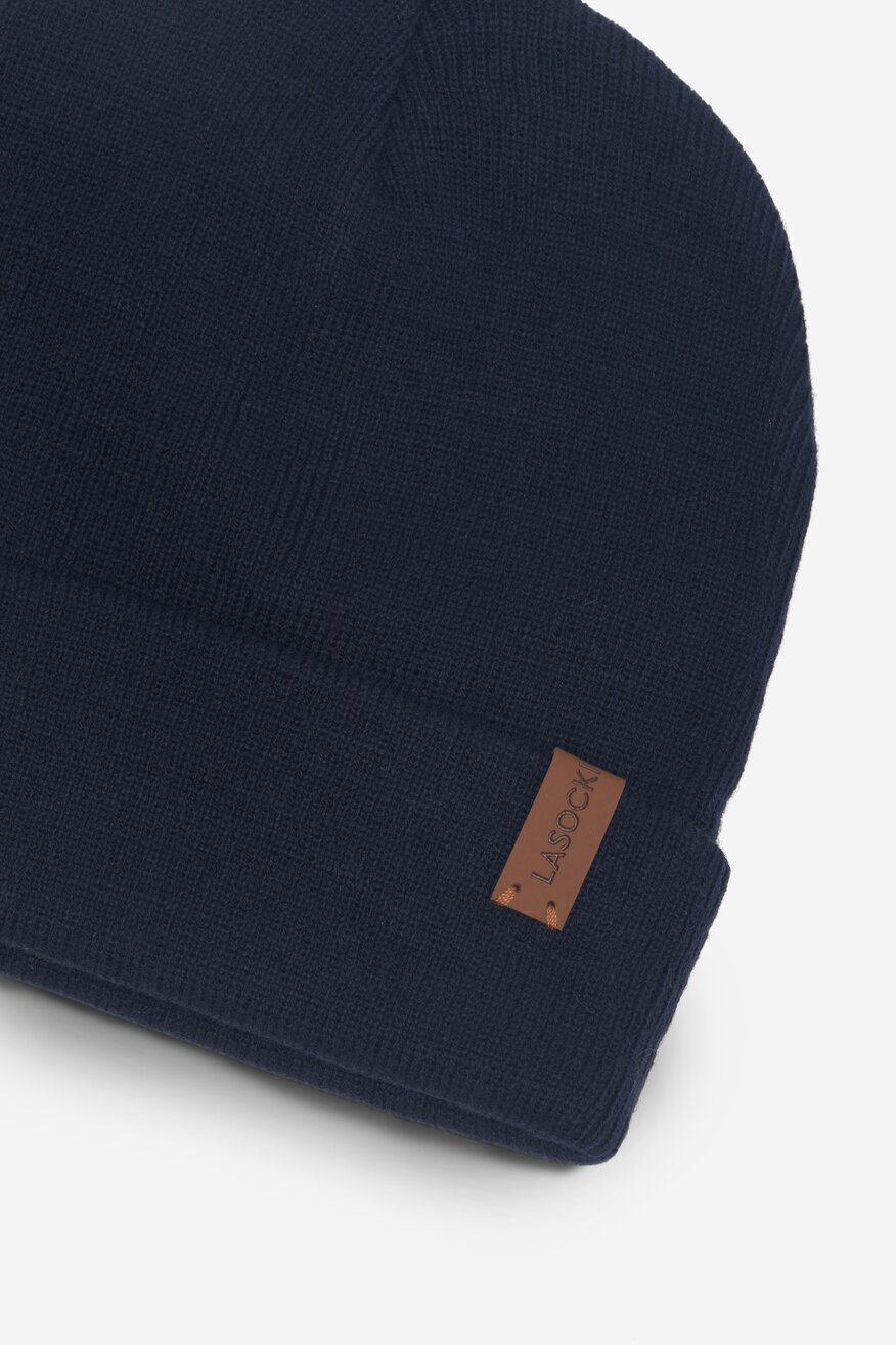 Czapka męska Lasocki 2M3-001-AW23 Granatowy