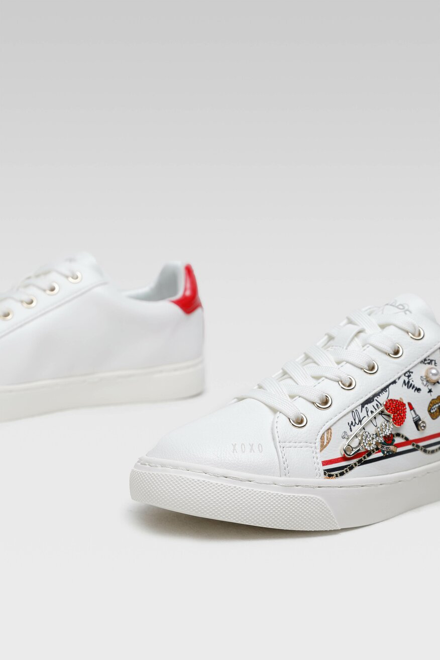 Półbuty Aldo 13370510 Biały