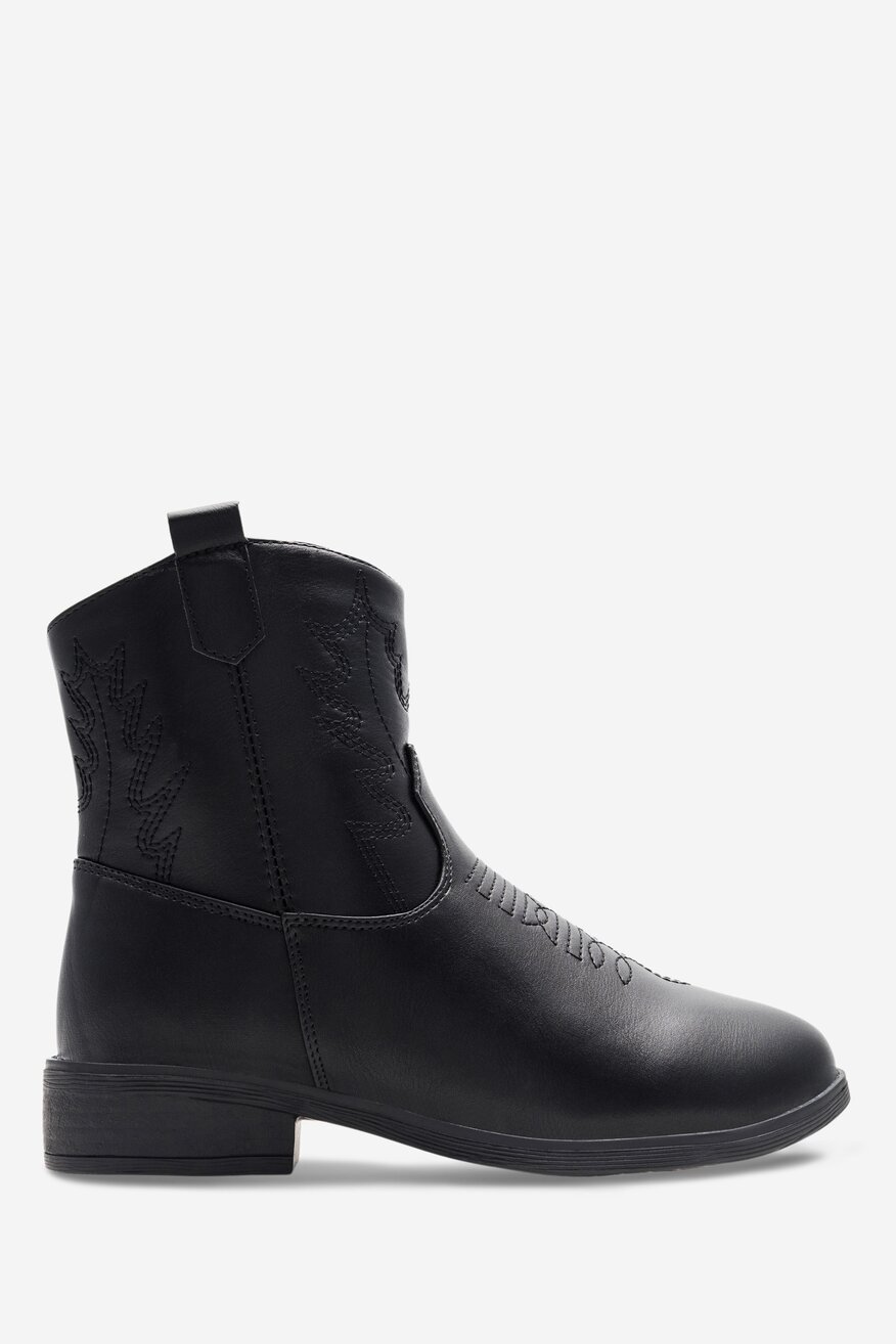 Botki Nelli Blu CM230220-17 Czarny