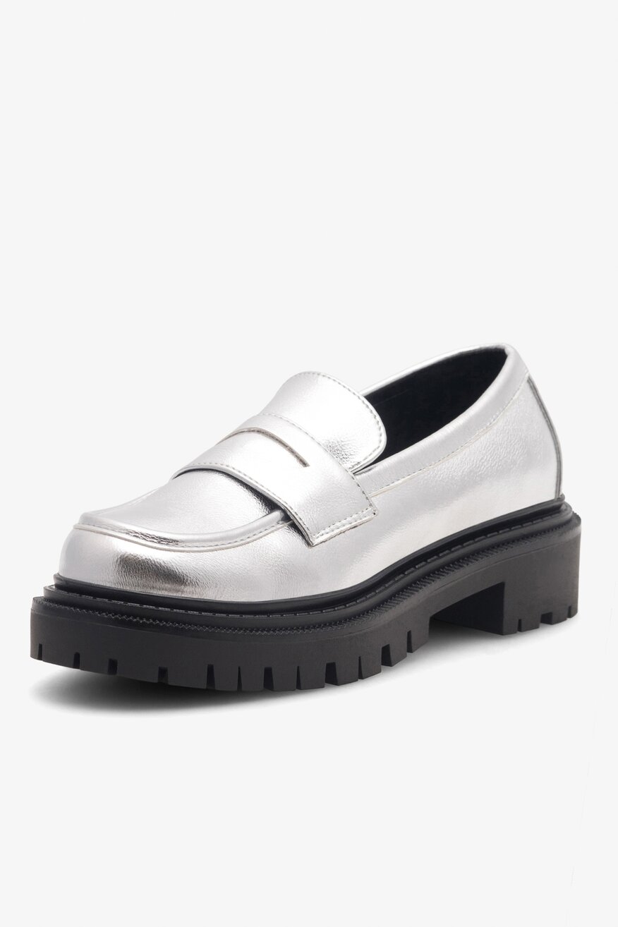 Mokasyn Jenny Fairy KIRA HY60031D-4 Srebrny