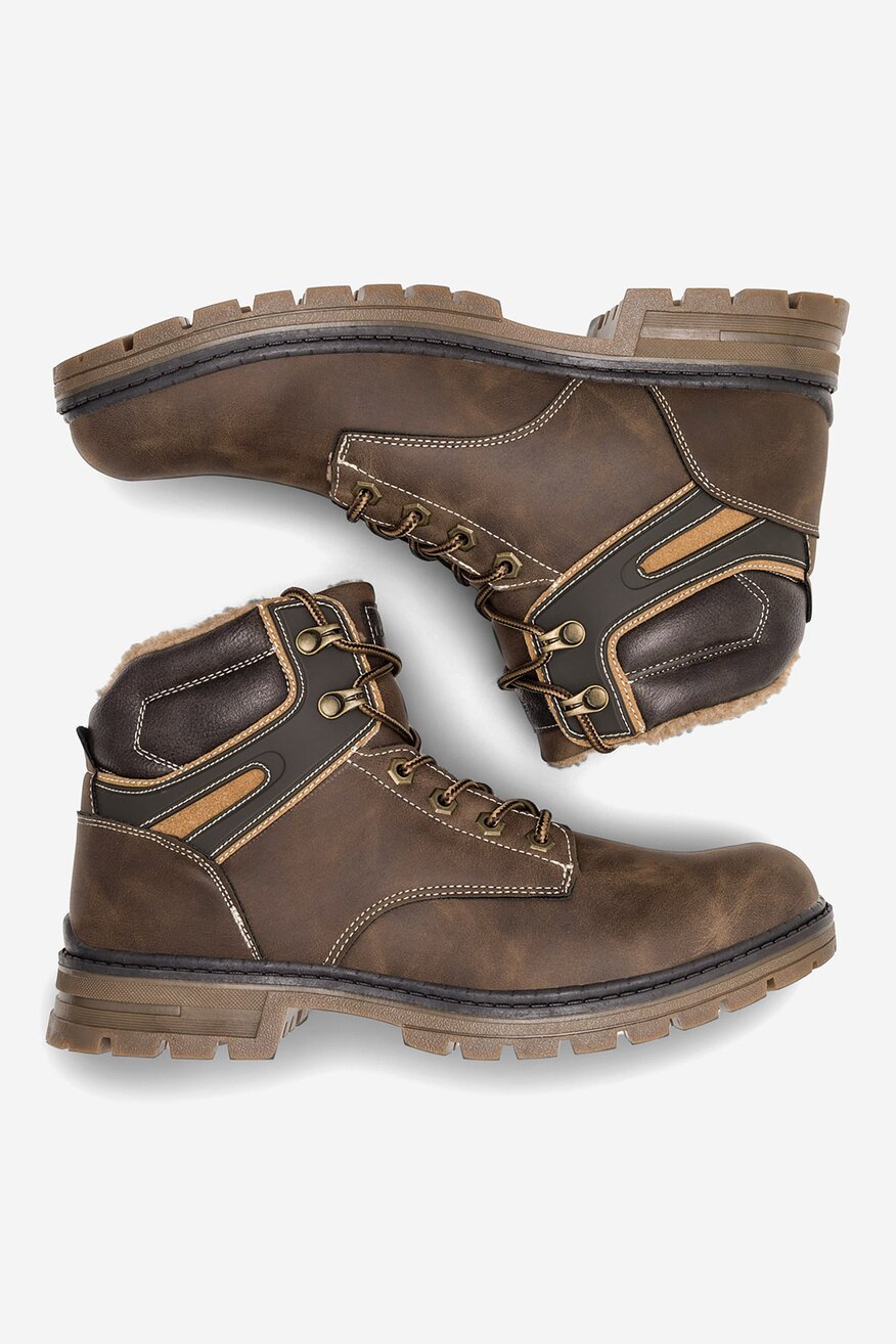 Trzewiki Lanetti VS21M2019-3 Brązowy ciemny