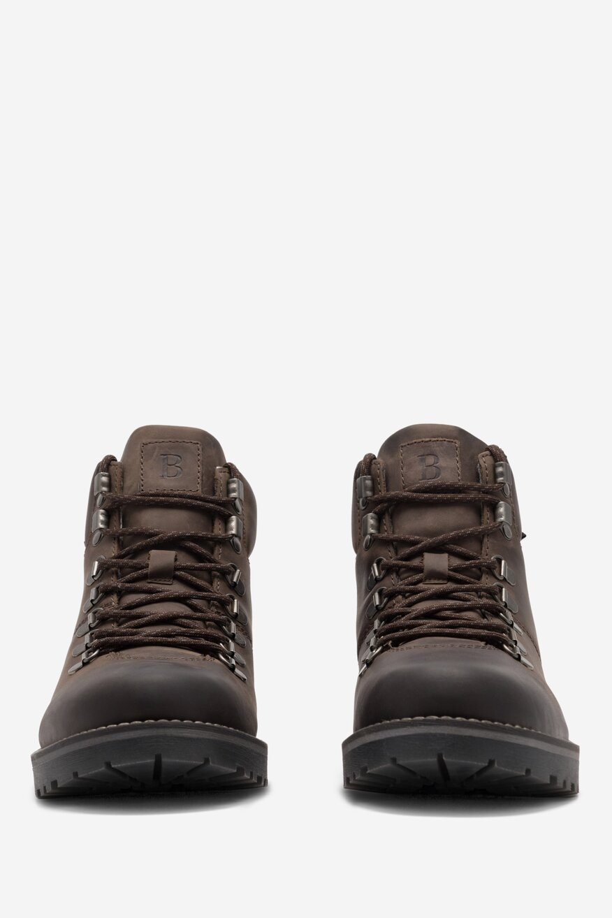 Trzewiki Badura BOWER-08 MI08 Brązowy ciemny