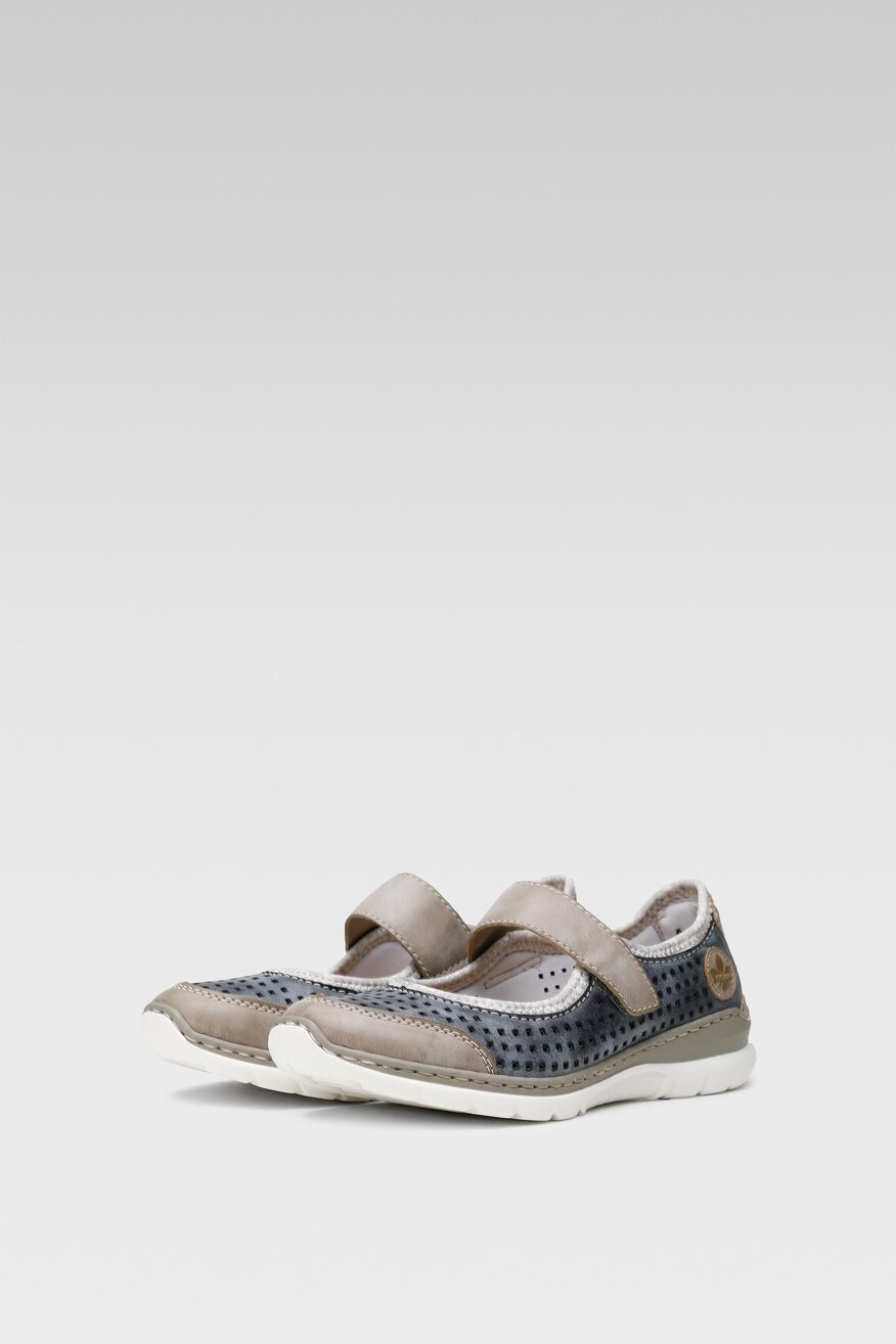 Półbuty Rieker L32B5-42 Niebieski