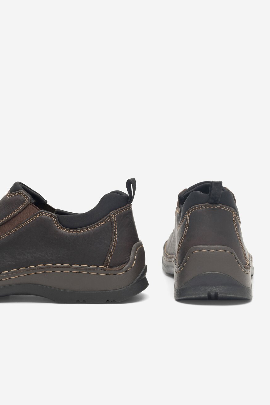 Półbuty Rieker 05363-25 Brązowy