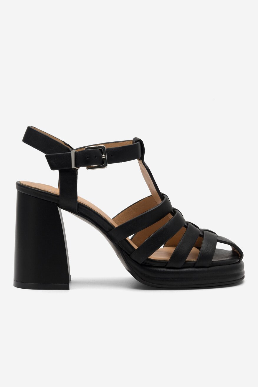 Sandały SIMPLE AZALIA-2023 Czarny