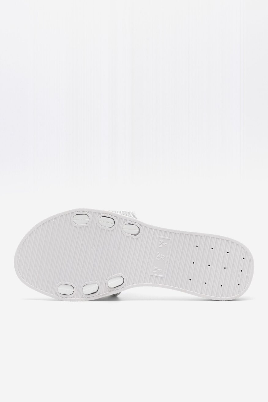 Klapki Bassano LC030223-1 Srebrny