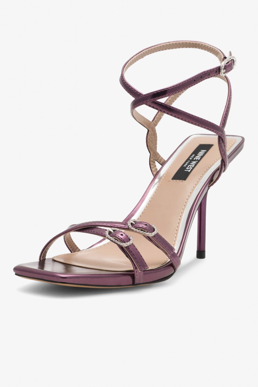 Sandały NINE WEST FARAZA ZL23014CC Fioletowy