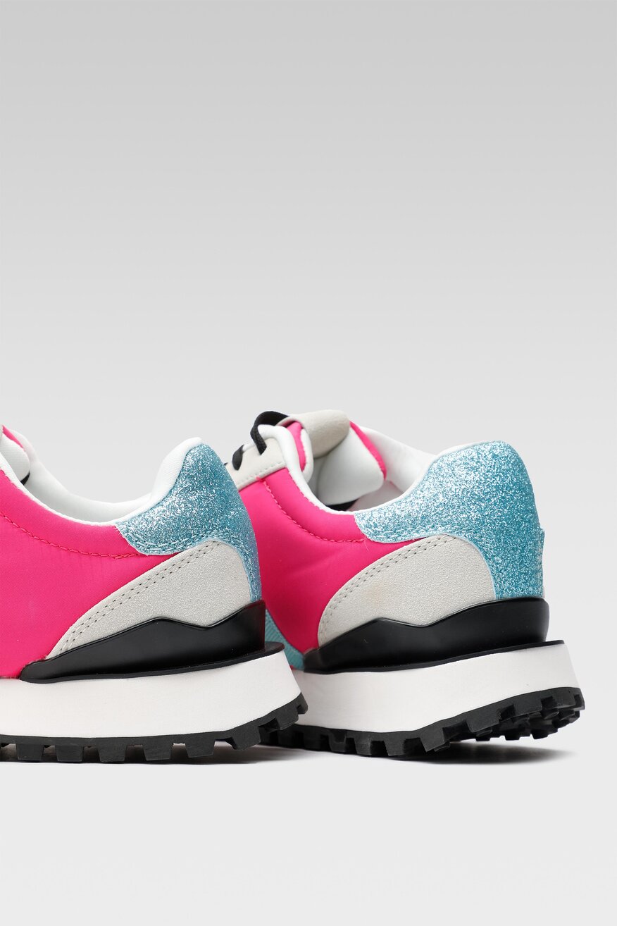 Półbuty Nylon Red WAG1191101A-01 Różowy