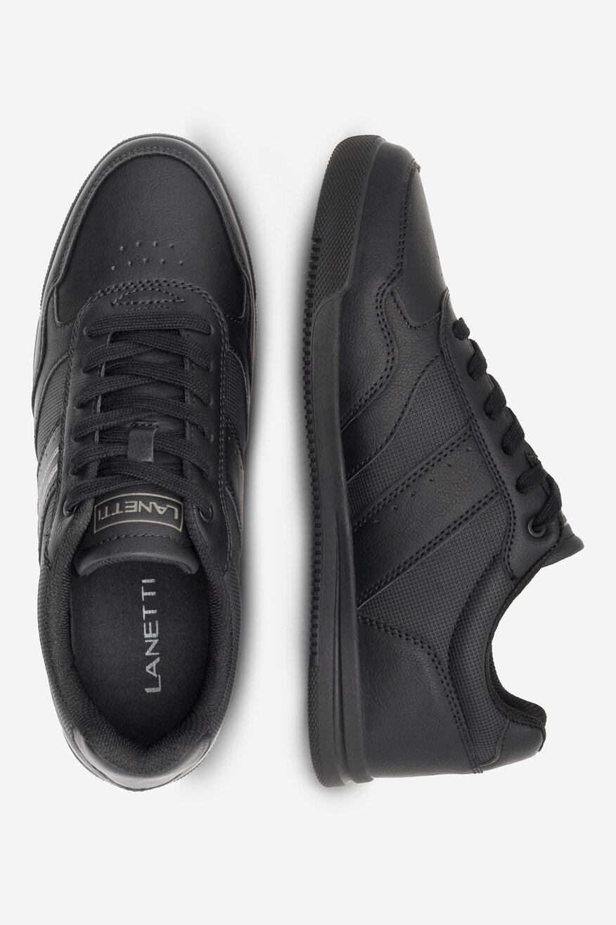 Półbuty Lanetti MP07-11728-03 Czarny
