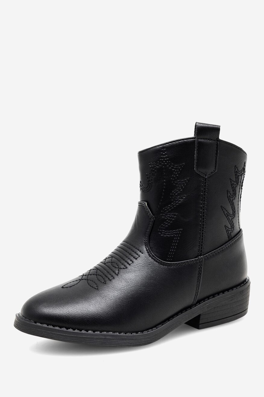 Botki Nelli Blu CM230220-17 Czarny