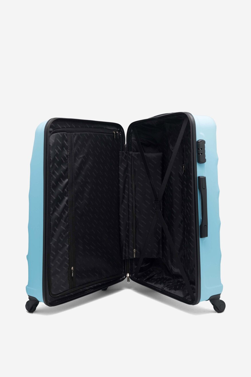 Walizka Lasocki WAL-L-03BLUE-ABS-04 Niebieski