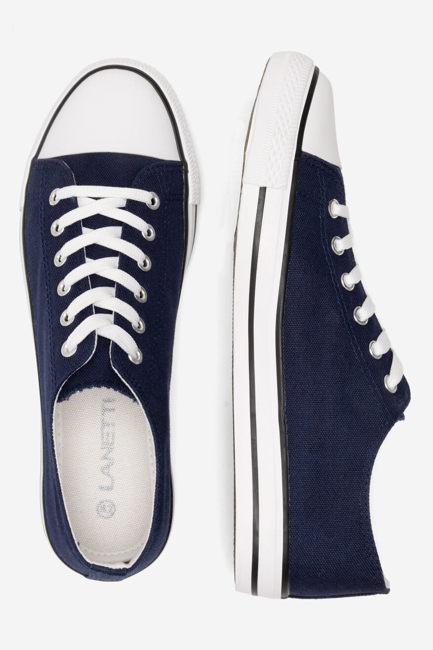 Trampki Lanetti MSS20503-01A Granatowy