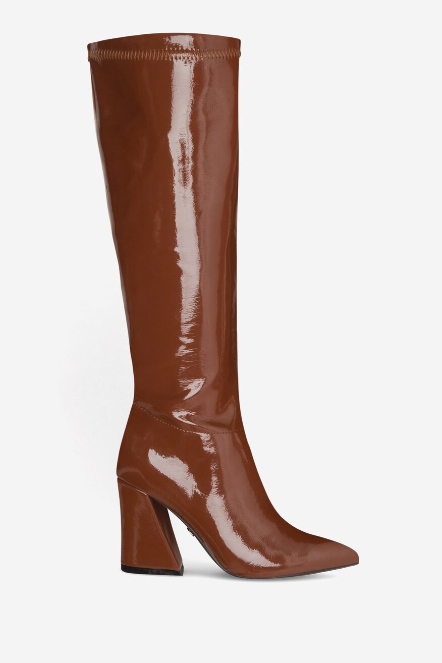 Kozaki NINE WEST SHARLEEZ 13196H Miedziany