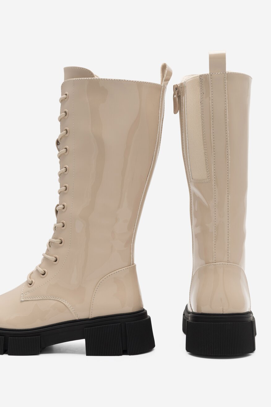 Kozaki DeeZee CS6191-2 Beżowy