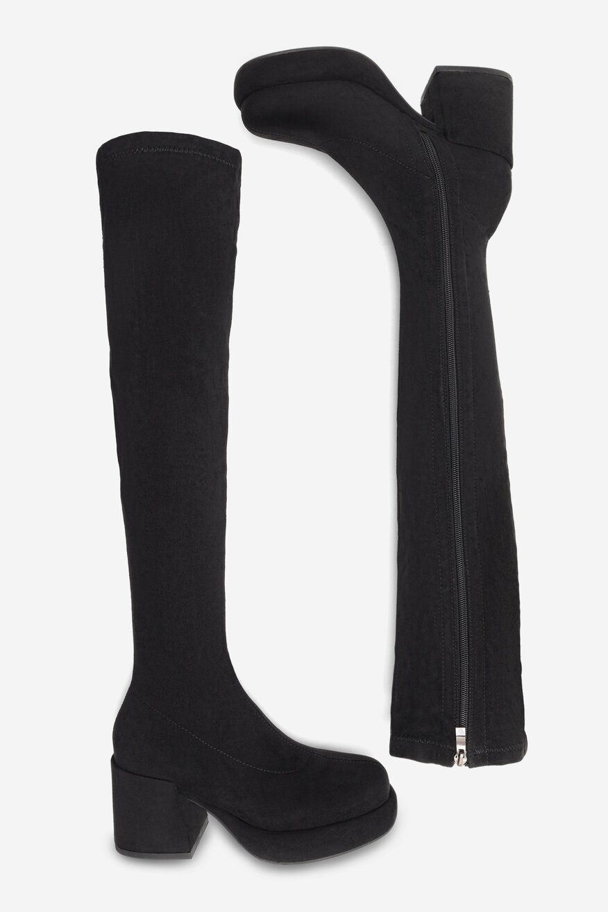 Kozaki Jenny Fairy SARAH CKJ723-K775 Czarny