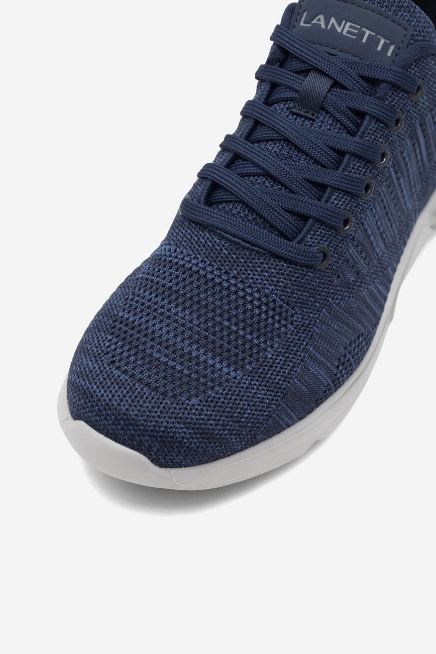 Półbuty Lanetti MP07-21807-01 Granatowy