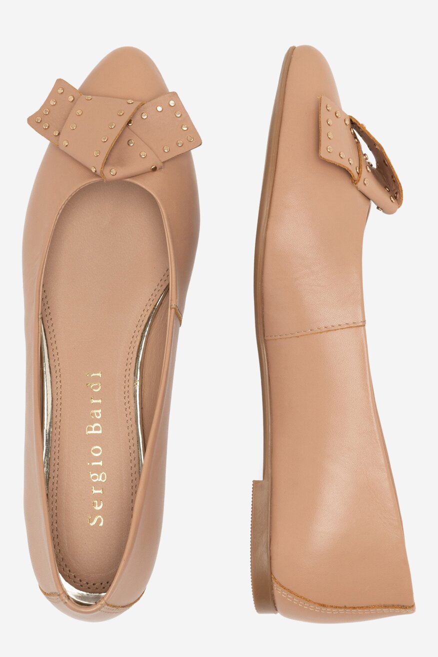 Baleriny Sergio Bardi RST-B1031-04SB Beżowy