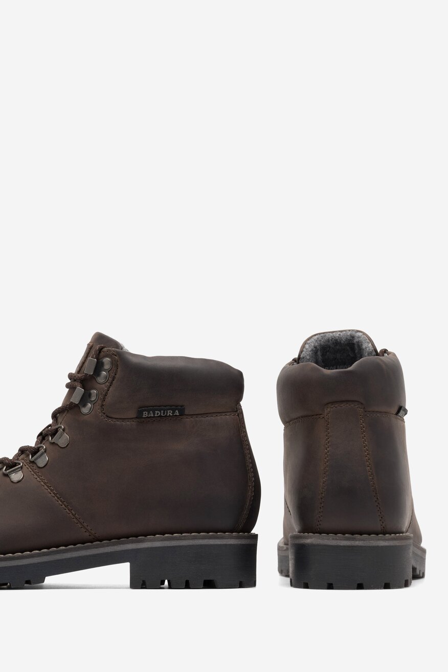 Trzewiki Badura BOWER-08 MI08 Brązowy ciemny