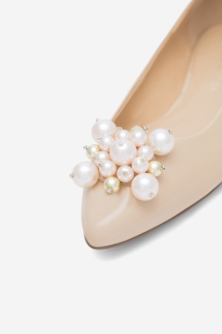 Baleriny Sergio Bardi WFA1572-17Z-SB Beżowy