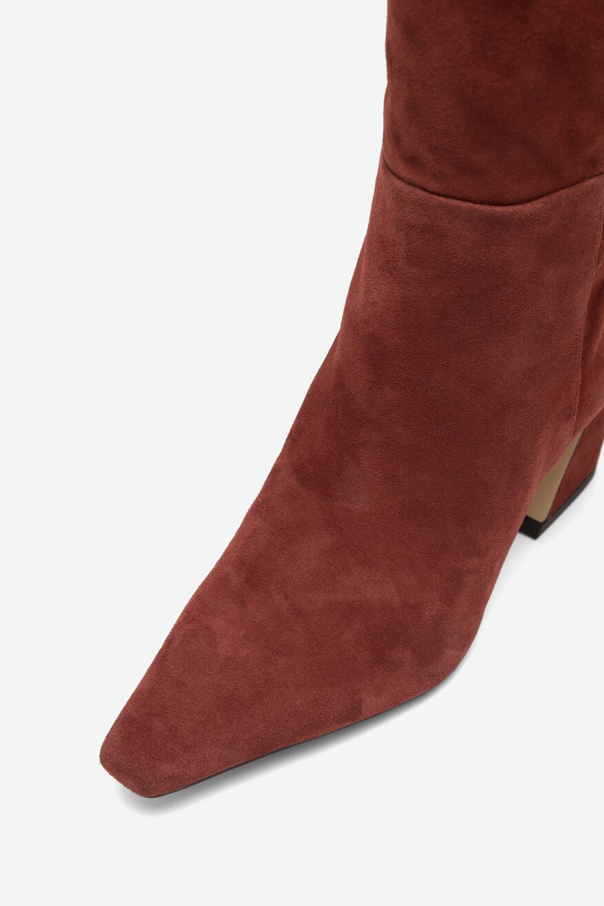 Kozaki SAM EDELMAN H8609L1200 Brązowy ciemny