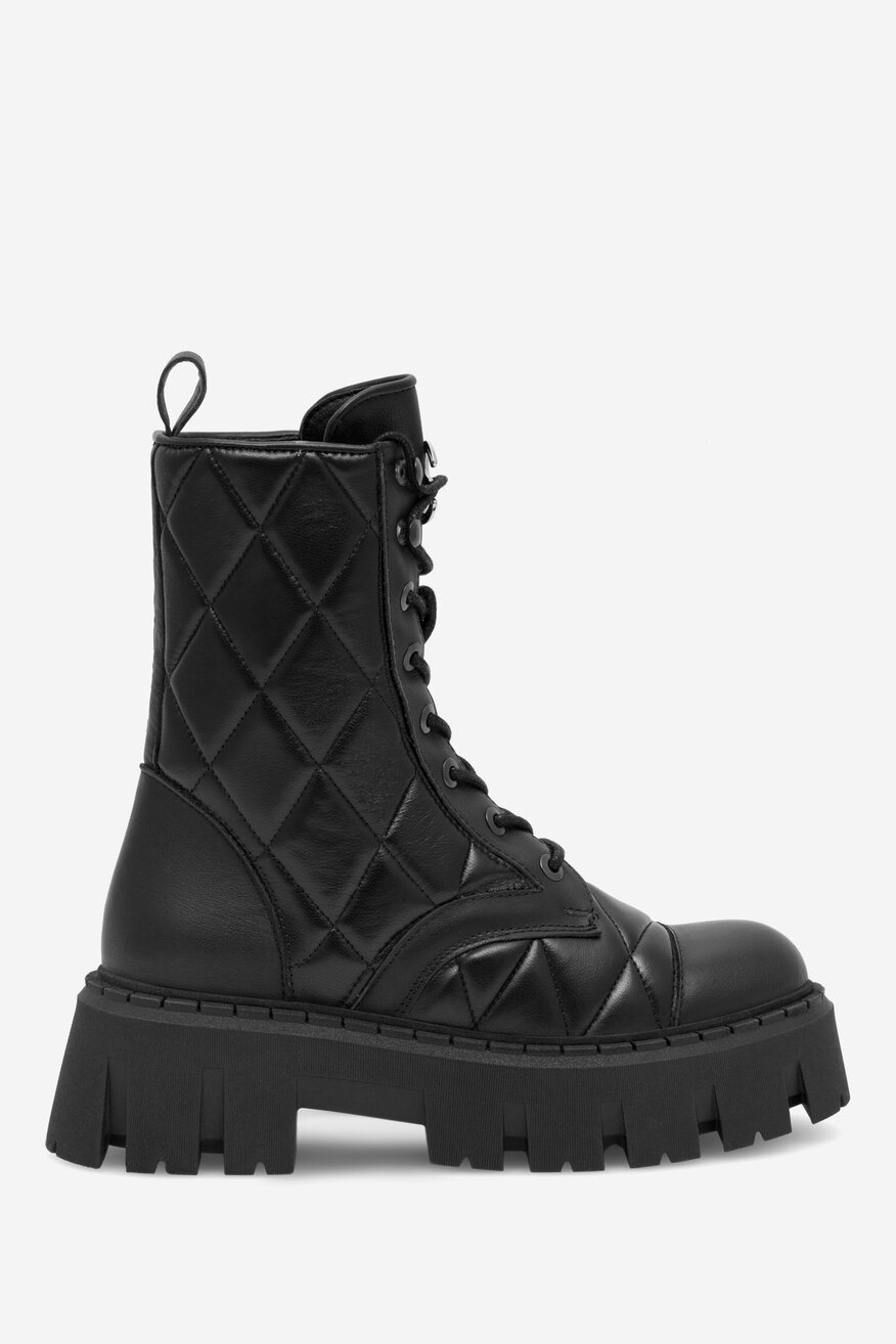 Trzewiki EVA MINGE LAGOS-23FW601 Czarny