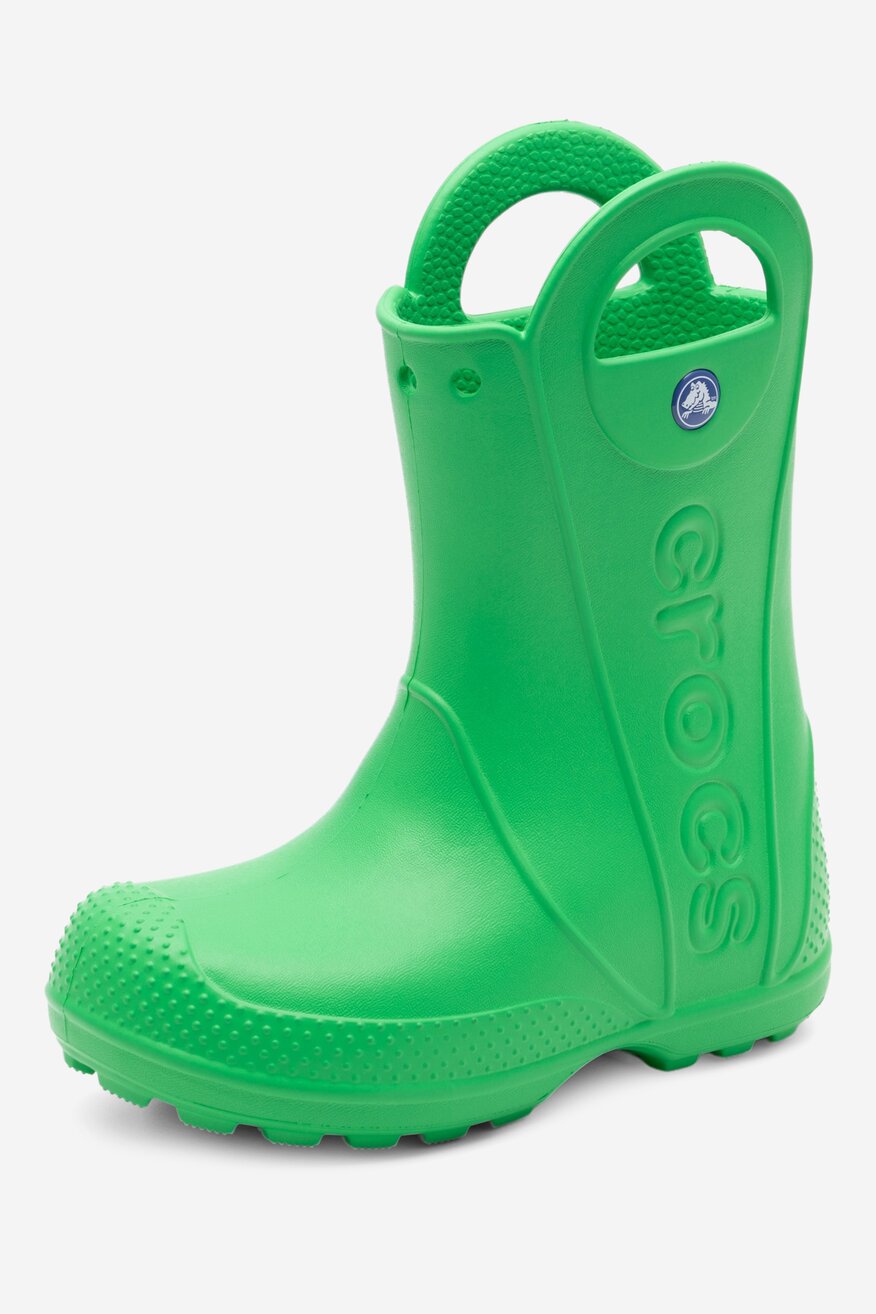 Kalosze Crocs HANDLE IT RAIN BOOT KIDS 12803-3E8 Zielony
