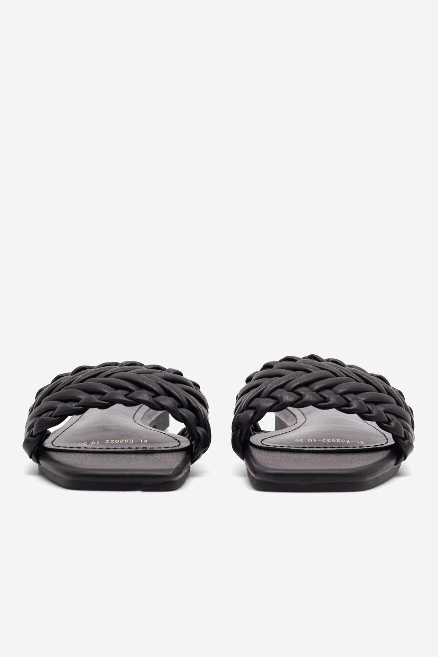 Klapki DeeZee DON'T STOP ME KL-E82022-19 Czarny