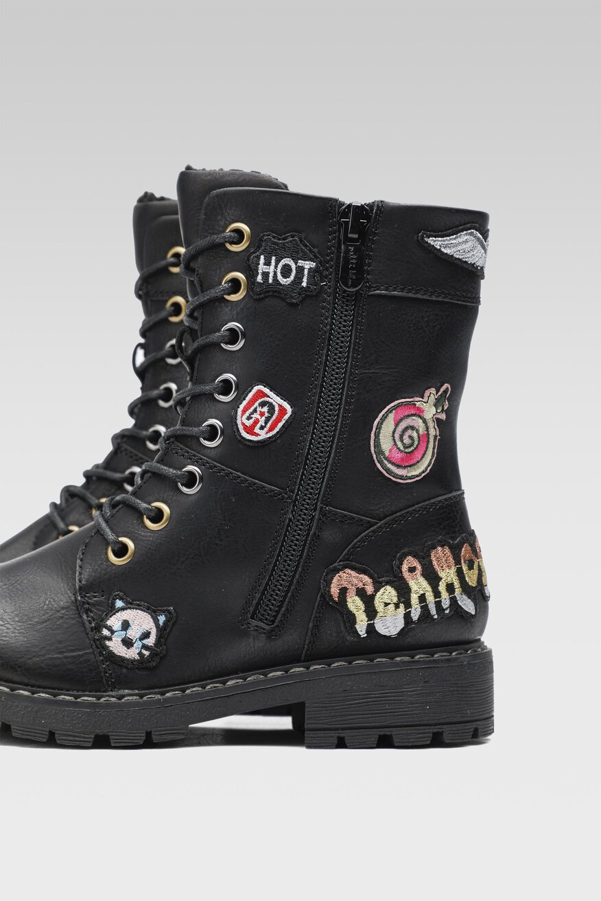 Kozaki Nelli Blu CS2665-06 Czarny