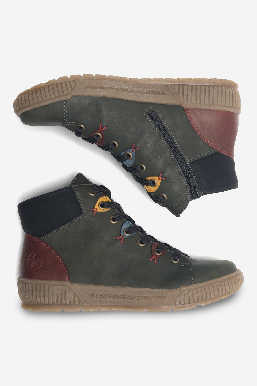 Trzewiki Rieker N0711-54 Zielony