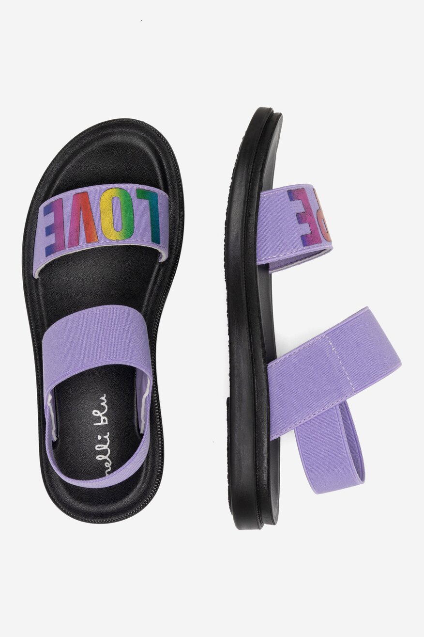 Sandały Nelli Blu CSS20370-00 Fioletowy