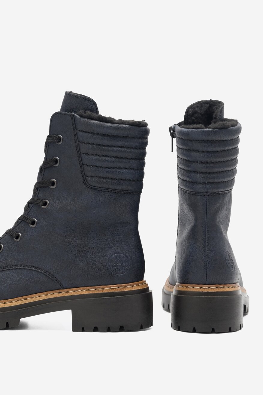 Trzewiki Rieker 72600-14 Granatowy