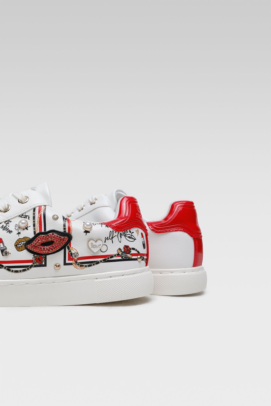 Półbuty Aldo 13370510 Biały