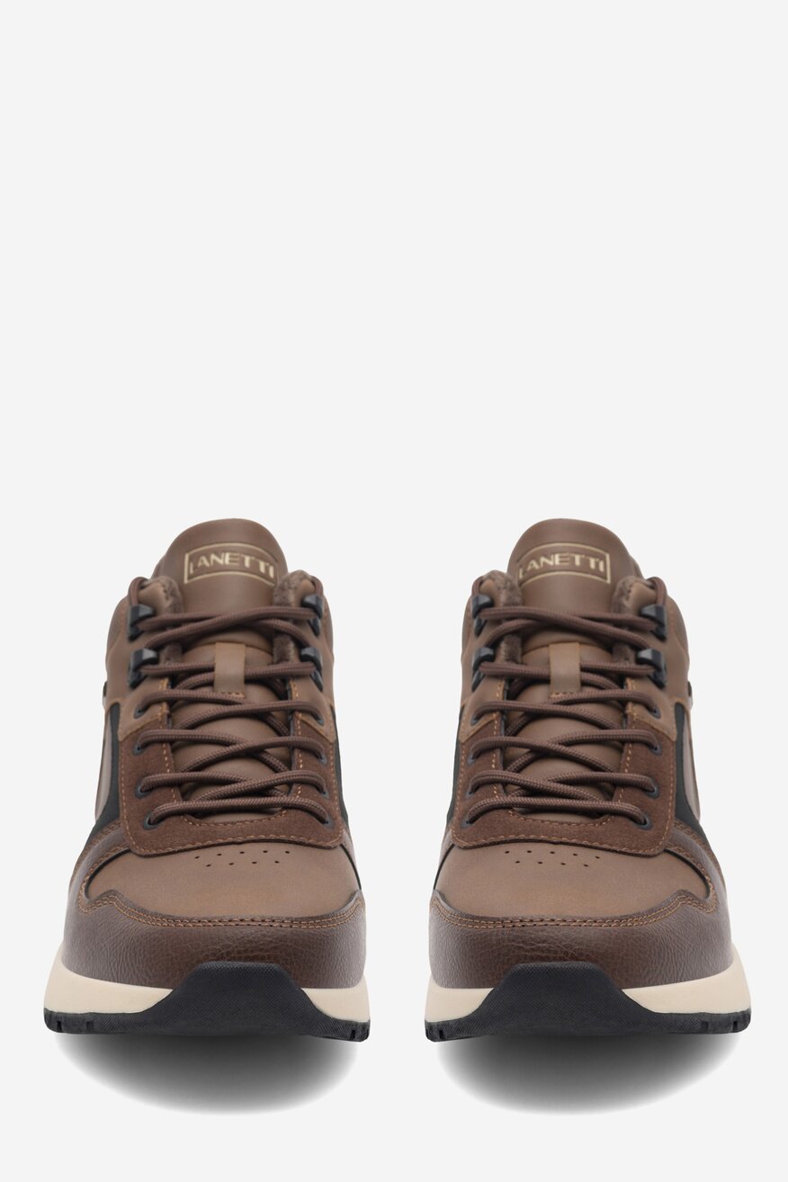 Trzewiki Lanetti MP07-01543-03 Brązowy