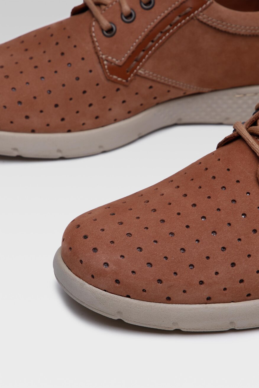 Półbuty Sergio Bardi MB-LOGO-16 Brązowy