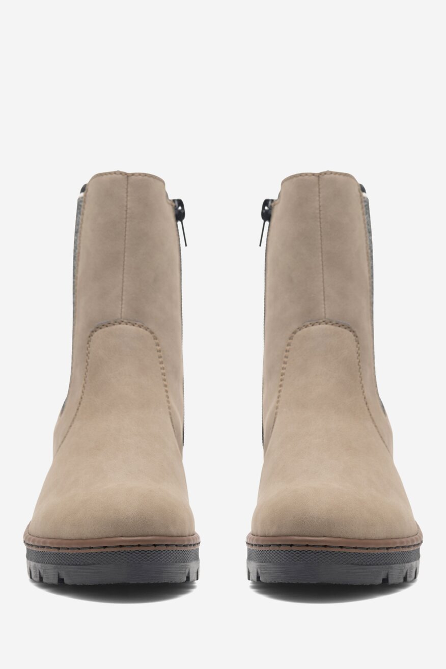 Botki Rieker X9180-64 Beżowy