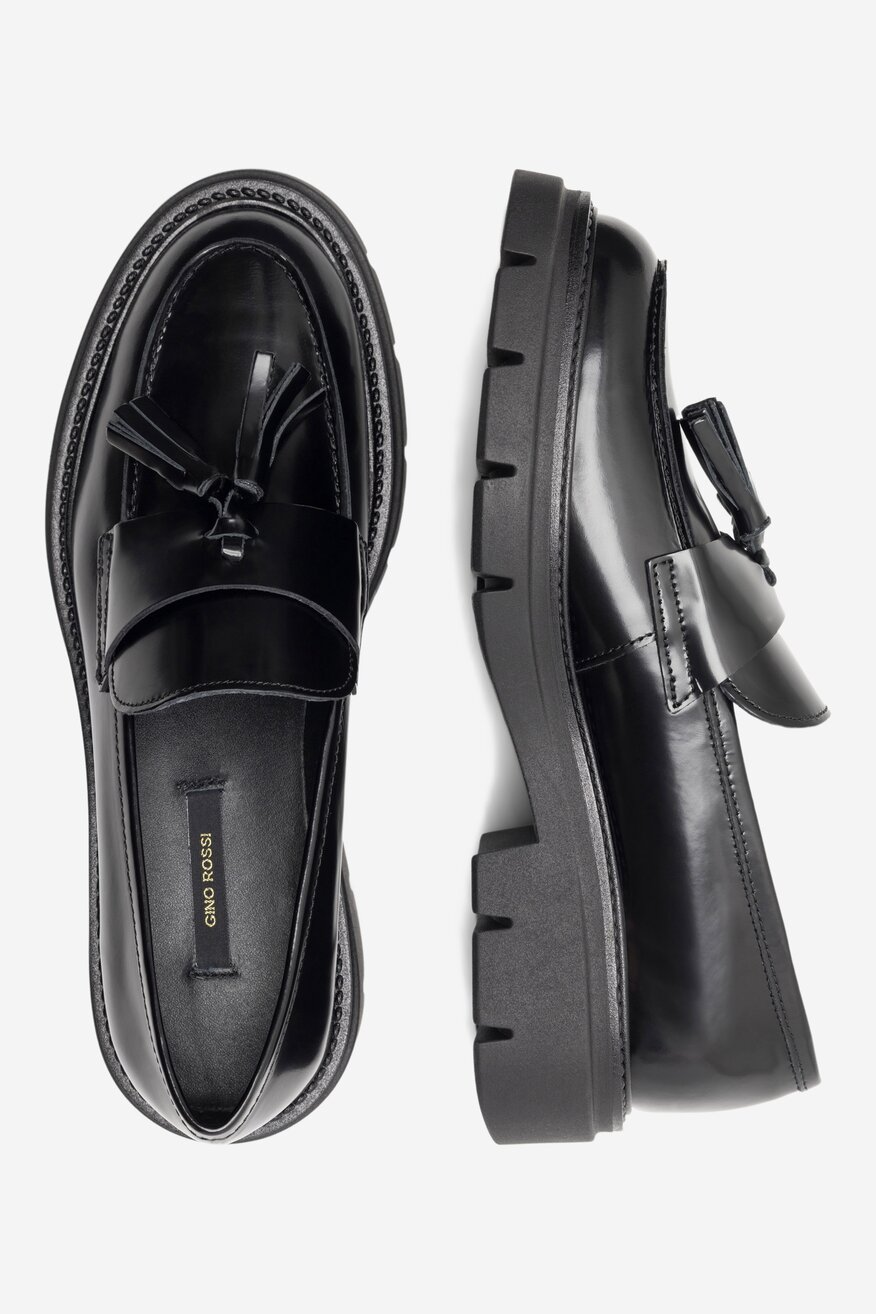 Półbuty Gino Rossi RUBBER-I22 23580AB Czarny