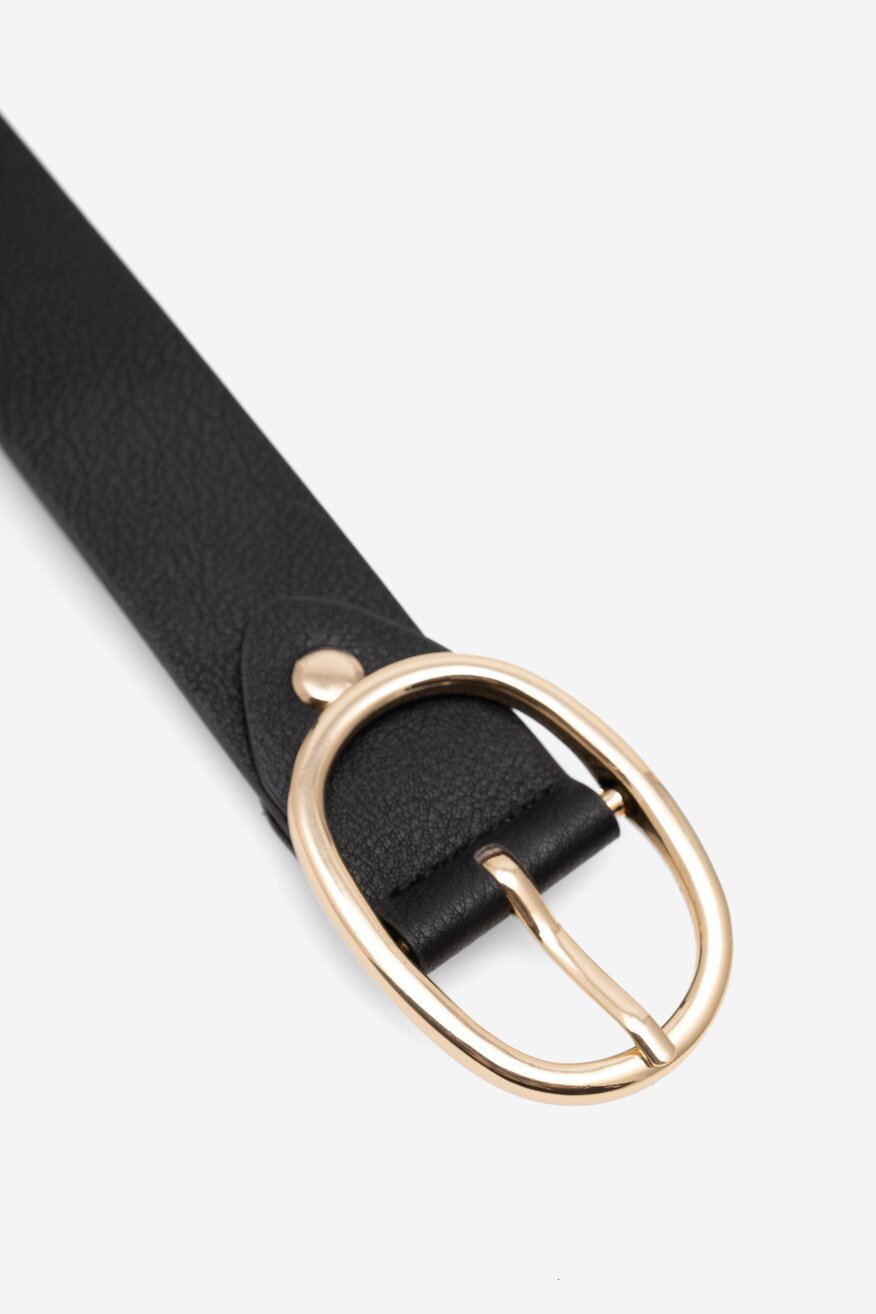 Pasek damski Jenny Fairy 4W2-010-AW23 Czarny