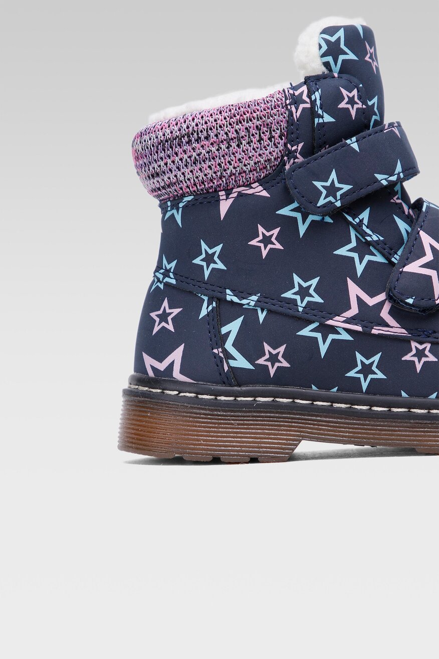 Kozaki Nelli Blu CMYF001-23R1 Granatowy