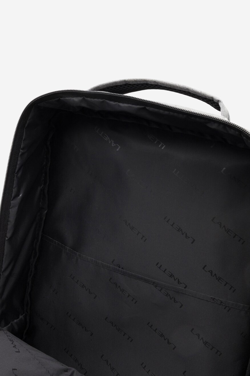 Plecak Lanetti LAN-K-009-04P Szary