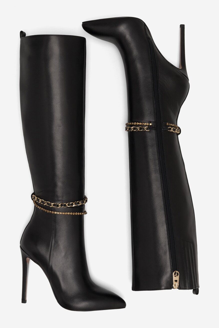 Kozaki EVA MINGE CEUTA-71X-218 Czarny