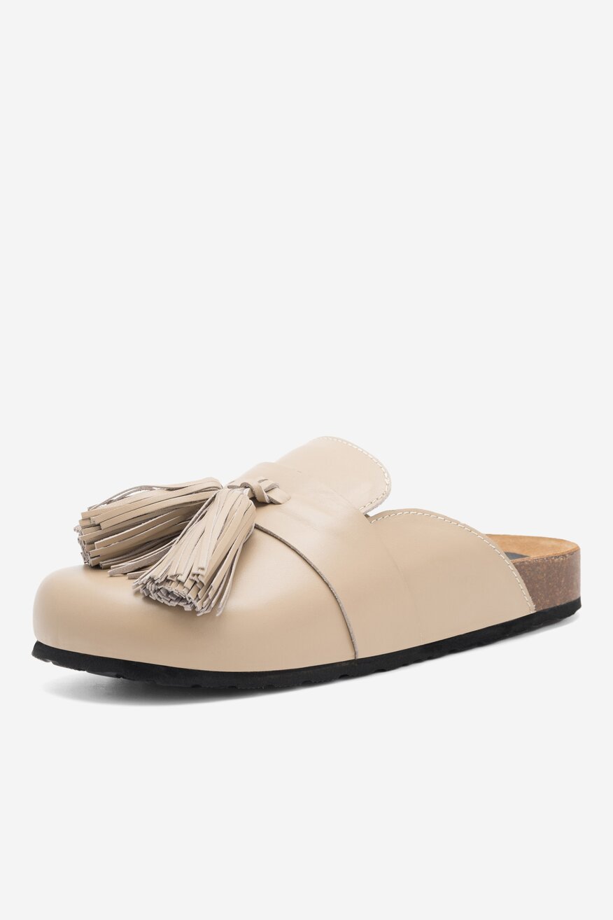 Klapki SIMPLE AWINION-23SS2149 Miodowy