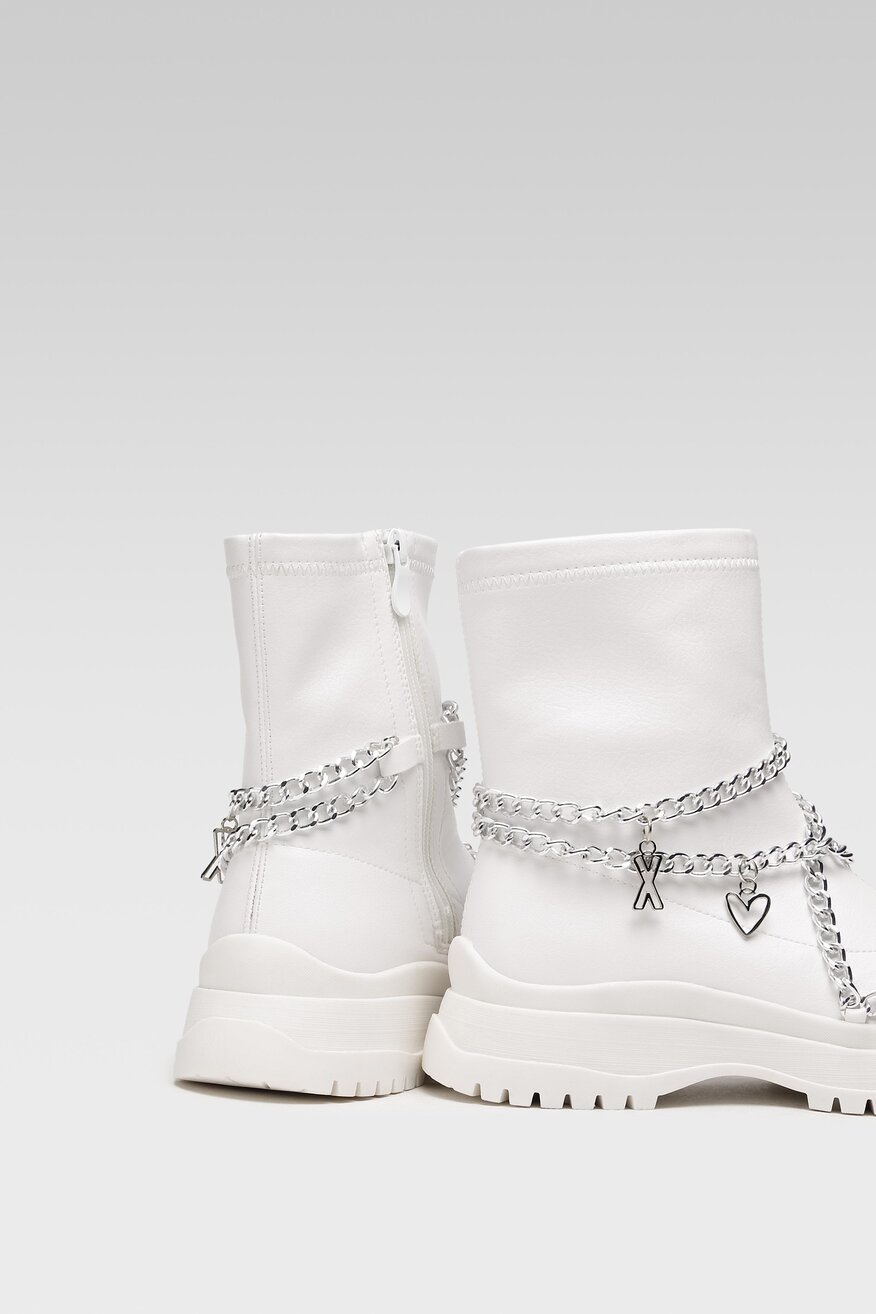 Botki DeeZee WS5271-01 Biały