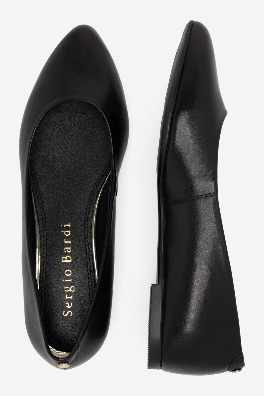 Baleriny Sergio Bardi RST-B1031-06SB Czarny
