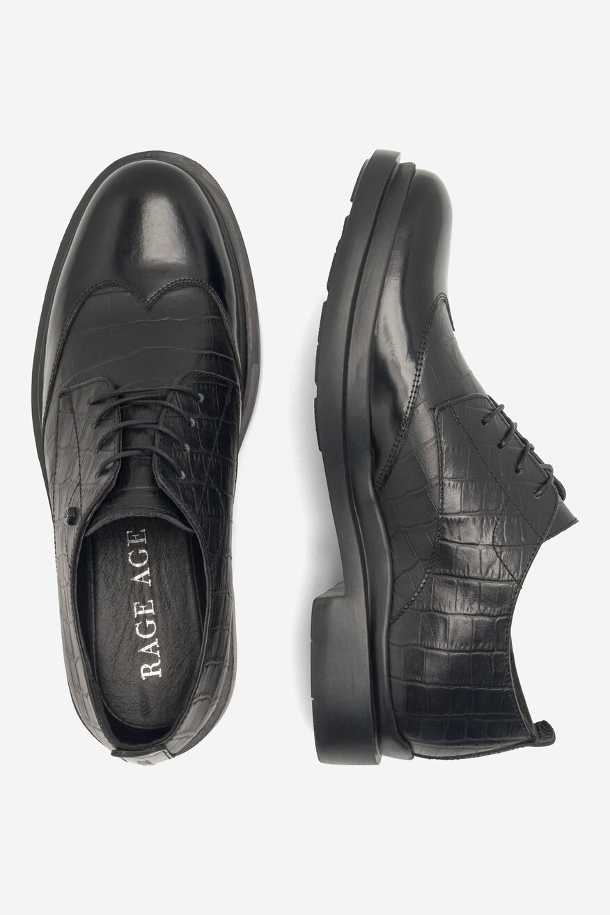 Półbuty RAGE AGE RON-14 MI08 Czarny