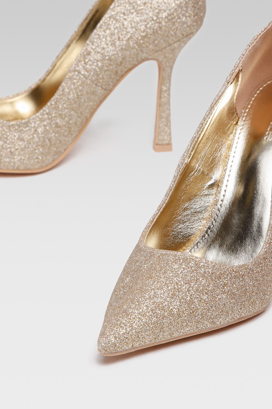 Czółenka DeeZee KL-F2108-4 Złoty