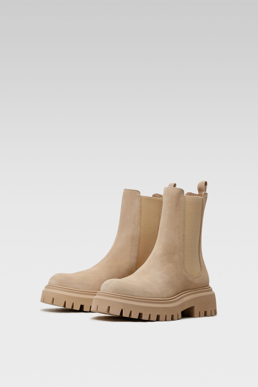 Botki Badura RST-LONDRA-01 Beżowy