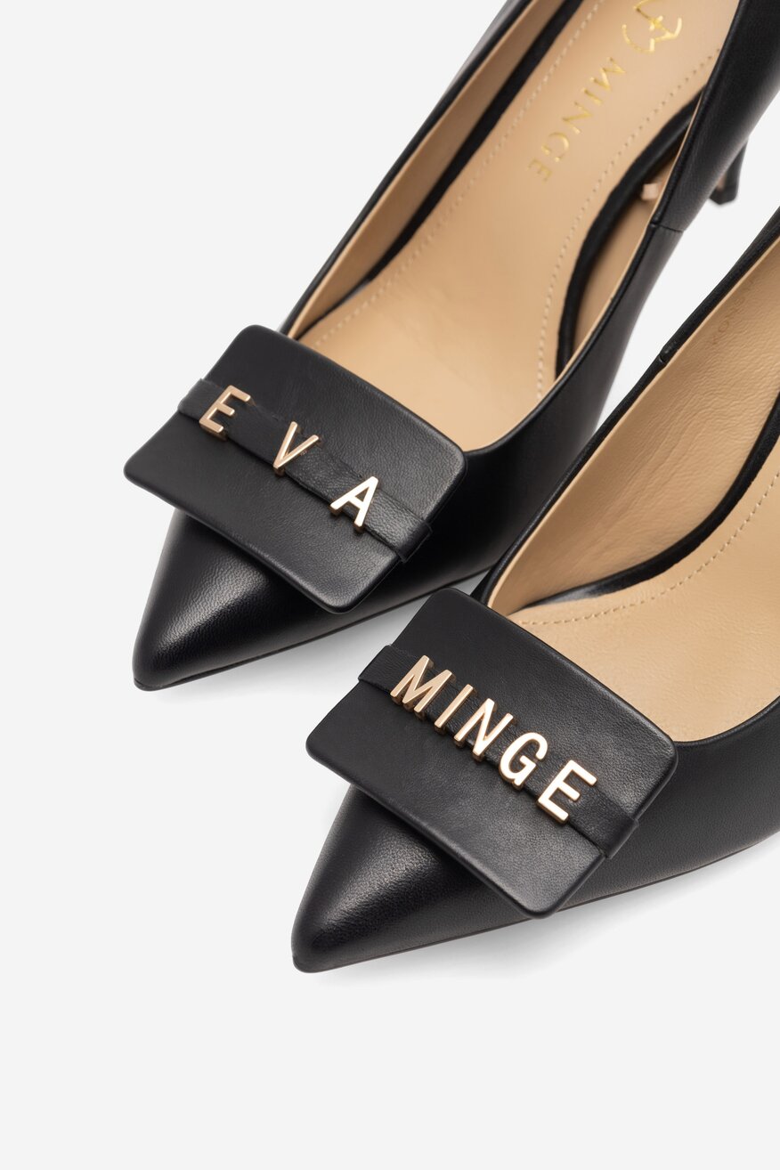 Czółenka EVA MINGE KONSTANCA-1013 Czarny