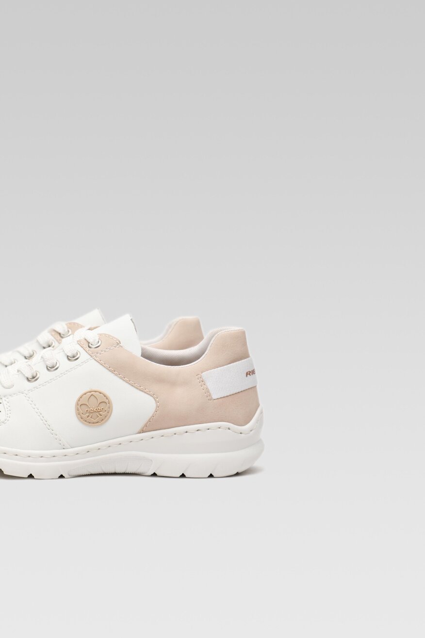 Półbuty Rieker L3214-80 Biały